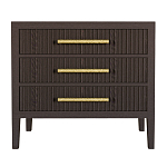 Тумба Primo  с тремя ящиками шпон темный орех варинант исполнения - 1 | Loft Concept в Омске