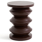 Фигурный приставной столик бордового цвета  AMORPHOUS варинант исполнения - 1 | Loft Concept в Омске