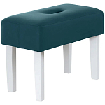 Мягкий пуф на белых ножках Winton Pouf варинант исполнения - 7 | Loft Concept в Омске