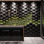 Гипсовая 3D панель с принтографией PM-30 варинант исполнения - 1 | Loft Concept в Омске