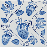 Плитка с узором Сердце варинант исполнения - 2 | Loft Concept в Омске