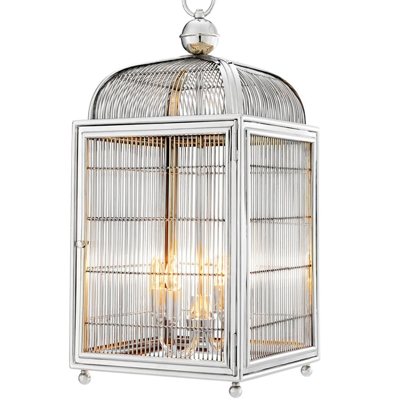 Люстра Lantern Falcon Nickel Никель в Омске | Loft Concept 