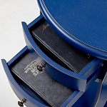 Синяя тумба на фигурных ножках Shelby варинант исполнения - 7 | Loft Concept в Омске