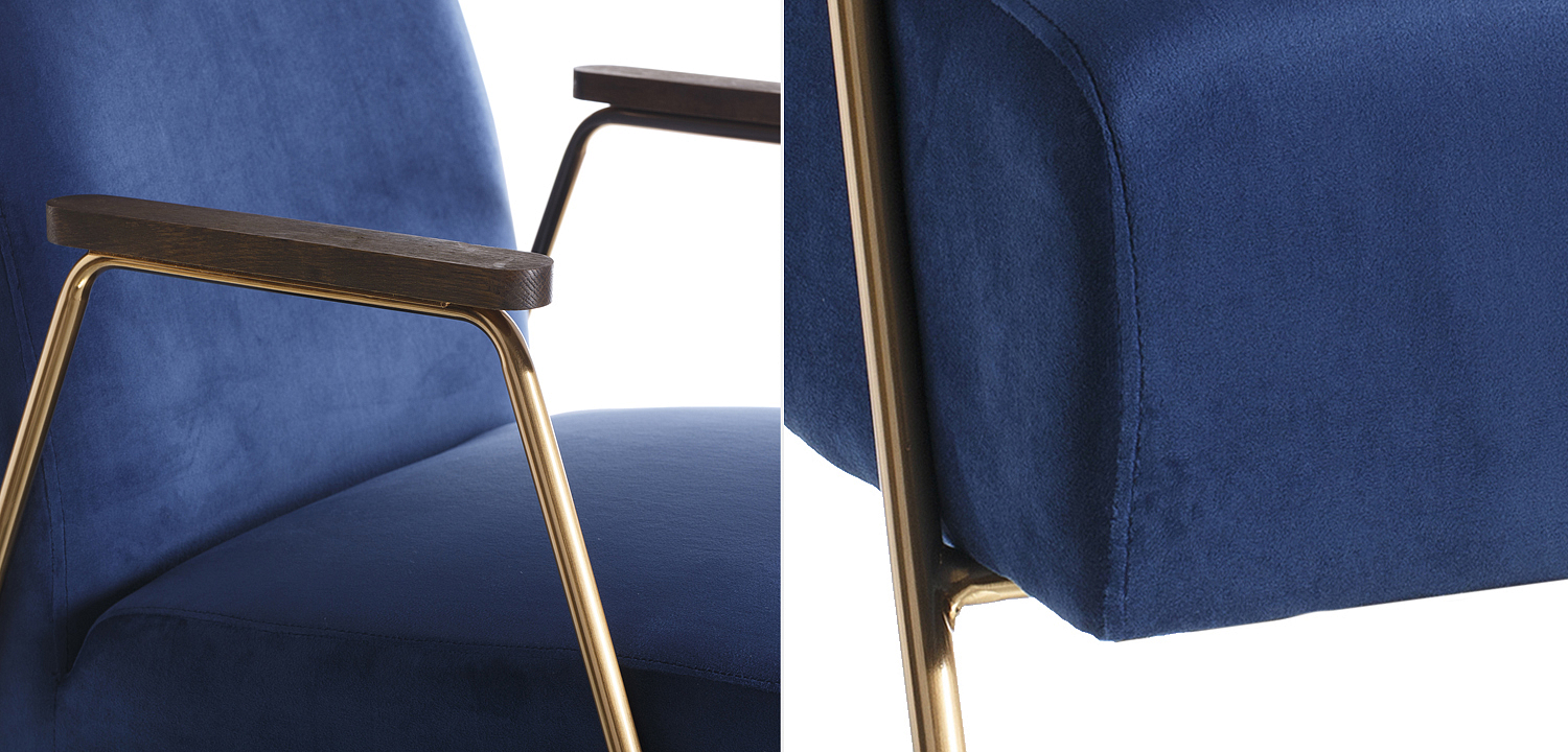 Кресло Domitila Armchair blue Кресло Domitila Armchair blue - Loft-Concept в Омске