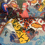 Мебельная ткань Велюр Simpsons in Paradise Т4-88 варинант исполнения - 1 | Loft Concept в Омске