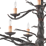 Люстра черная в виде ствола дерева Branched Tree варинант исполнения - 1 | Loft Concept в Омске