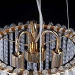 Люстра с подвесными рифлеными стеклянными трубками Nembus варинант исполнения - 18 | Loft Concept в Омске