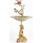 Фарфоровая чаша Фонтан птиц Verena варинант исполнения - 3 | Loft Concept в Омске