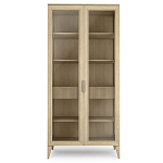 Витрина стеклянная 2-х дверная с ящиками и 5-ю полками Harper Line варинант исполнения - 2 | Loft Concept в Омске