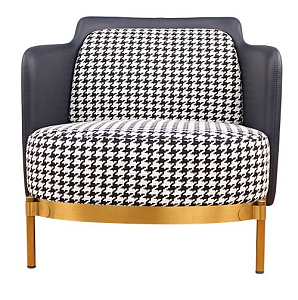 Кресло Pied de poule Gray Armchair