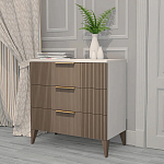 Комод коричневый с 3-мя ящиками на 4-х ножках Harper Line варинант исполнения - 2 | Loft Concept в Омске