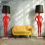 Лампа MANNEQUIN LAMP с абажуром созерцание силуэта варинант исполнения - 5 | Loft Concept в Омске