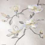 Обои Magnolia Canopy Colourway SC-288 on Natural Mica metallic silk варинант исполнения - 1 | Loft Concept в Омске