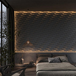 Гипсовая 3D Панель FIN варинант исполнения - 2 | Loft Concept в Омске