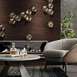 Гипсовая 3D панель с принтографией PM-41 варинант исполнения - 1 | Loft Concept в Омске