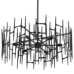 Люстра черная остроконечной формы Black Satin варинант исполнения - 5 | Loft Concept в Омске