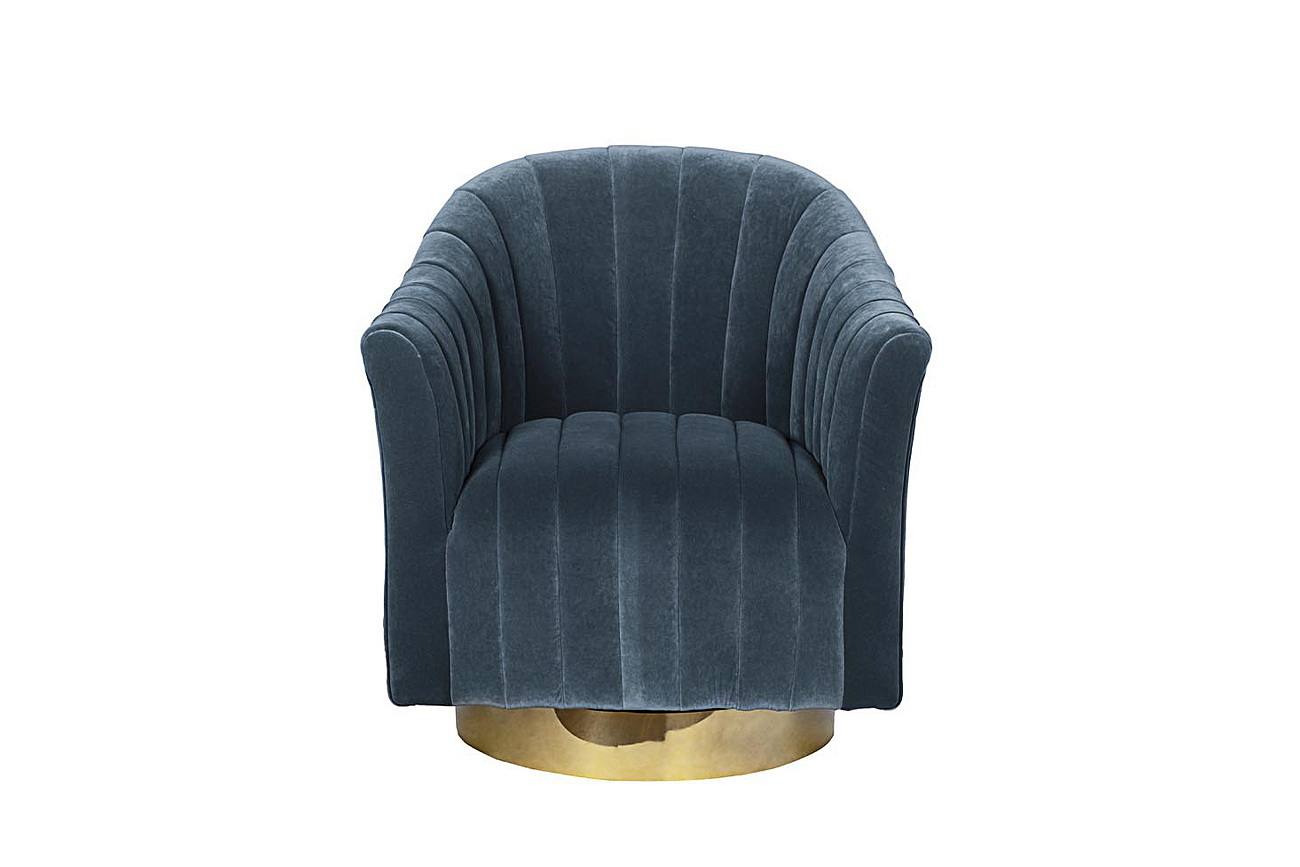 Кресло Civic Space BLUE VELOUR Кресло Civic Space BLUE VELOUR - Loft-Concept в Омске