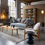 Фигурный приставной столик черного цвета AMORPHOUS варинант исполнения - 6 | Loft Concept в Омске