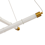 Светодиодная люстра Trumpet Tube Brass  варинант исполнения - 3 | Loft Concept в Омске