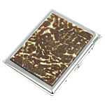 Портсигар с газовой зажигалкой из натурального камня Офит Благородный Stone Cigarettes Cases варинант исполнения - 1 | Loft Concept в Омске