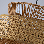 Подвесной светильник с абажуром из натуральных материалов Light Inside the Cell варинант исполнения - 7 | Loft Concept в Омске