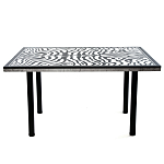 Стол обеденный из натурального мрамора Marble BW Accent Table варинант исполнения - 1 | Loft Concept в Омске