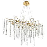 Люстра с декором в виде ветвей с хрустальными подвесками Fairytree Gold Crystal Chandelier варинант исполнения - 3 | Loft Concept в Омске