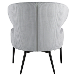 Современное мягкое кресло на металлических ножках Rakush Grey варинант исполнения - 3 | Loft Concept в Омске