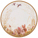 Чайная пара из фарфора с изображением собаки и зайцев 300 мл Hunting Porcelain Collection 2 варинант исполнения - 3 | Loft Concept в Омске