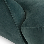 Полукруглое мягкое кресло Halle Green Armchair варинант исполнения - 6 | Loft Concept в Омске