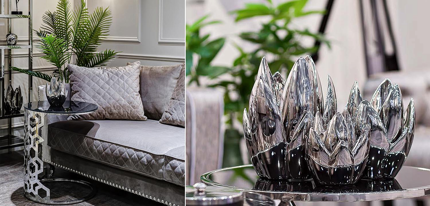 Подсвечник Solange silver Подсвечник Solange silver - Loft-Concept в Омске