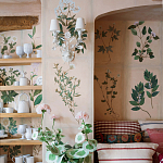 Обои ручная роспись Botanical Studies Cutter colourway варинант исполнения - 3 | Loft Concept в Омске