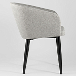 Мягкое кресло на металлических ножках Shaggy Grey варинант исполнения - 2 | Loft Concept в Омске