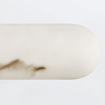 Бра для ванных комнат вертикальное с вытянутым плафоном из алебастра Hinkley варинант исполнения - 5 | Loft Concept в Омске