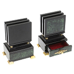 Настольный письменный набор из нефрита в подарочной коробке Victorious варинант исполнения - 11 | Loft Concept в Омске