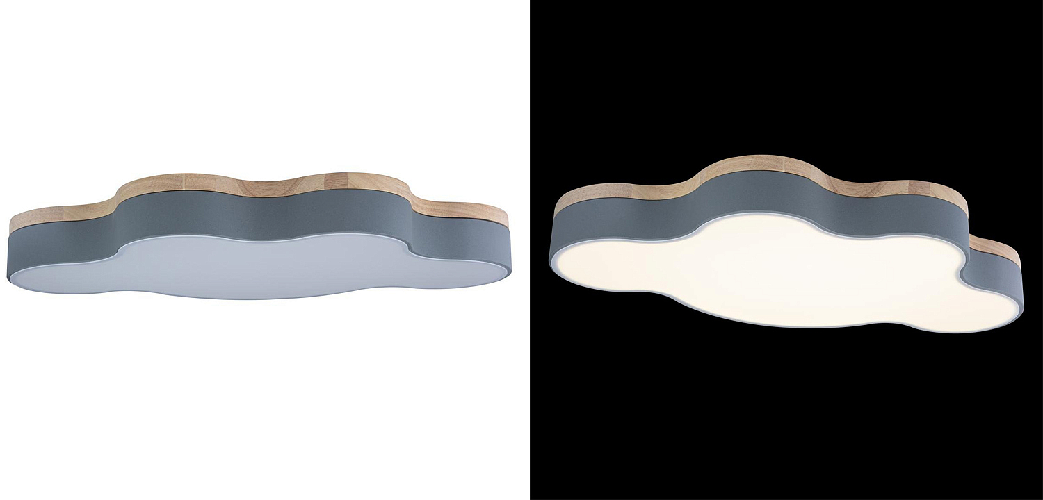 Потолочный светильник Серое Облако - Loft-Concept в Омске