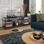 ТВ-тумба стальная с полками Chad TV-Stand варинант исполнения - 5 | Loft Concept в Омске