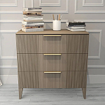 Комод коричневого цвета с 3-мя ящиками Harper Line варинант исполнения - 1 | Loft Concept в Омске