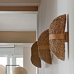 Бра плетеное из ротанга Chainmail варинант исполнения - 1 | Loft Concept в Омске