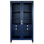 Дизайнерский шкаф витрина Elsa Dreams Blue с 4-мя ящиками варинант исполнения - 9 | Loft Concept в Омске