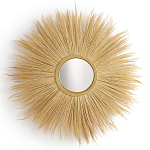 Зеркало с бахромой из растительных волокон WICKER MIRROR 120 варинант исполнения - 1 | Loft Concept в Омске