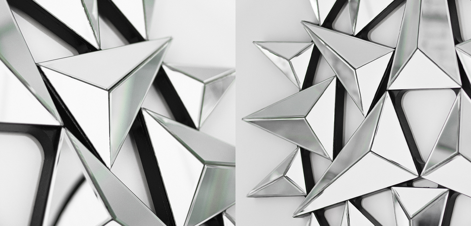 Арт-объект на стену Mirror Spikes Арт-объект на стену Mirror Spikes - Loft-Concept в Омске