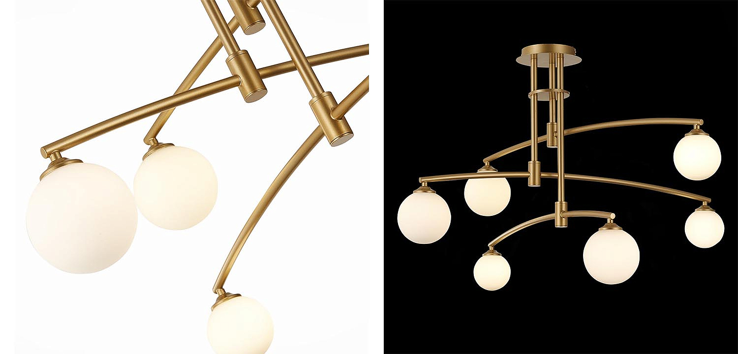 Люстра Glendon Chandelier 6 Balls Люстра Glendon Chandelier 6 Balls - Loft-Concept в Омске