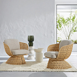 Приставной столик белого цвета Bead варинант исполнения - 4 | Loft Concept в Омске