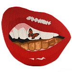 Картина вышивка бисером Grill Cut Out With Butterfly варинант исполнения - 1 | Loft Concept в Омске