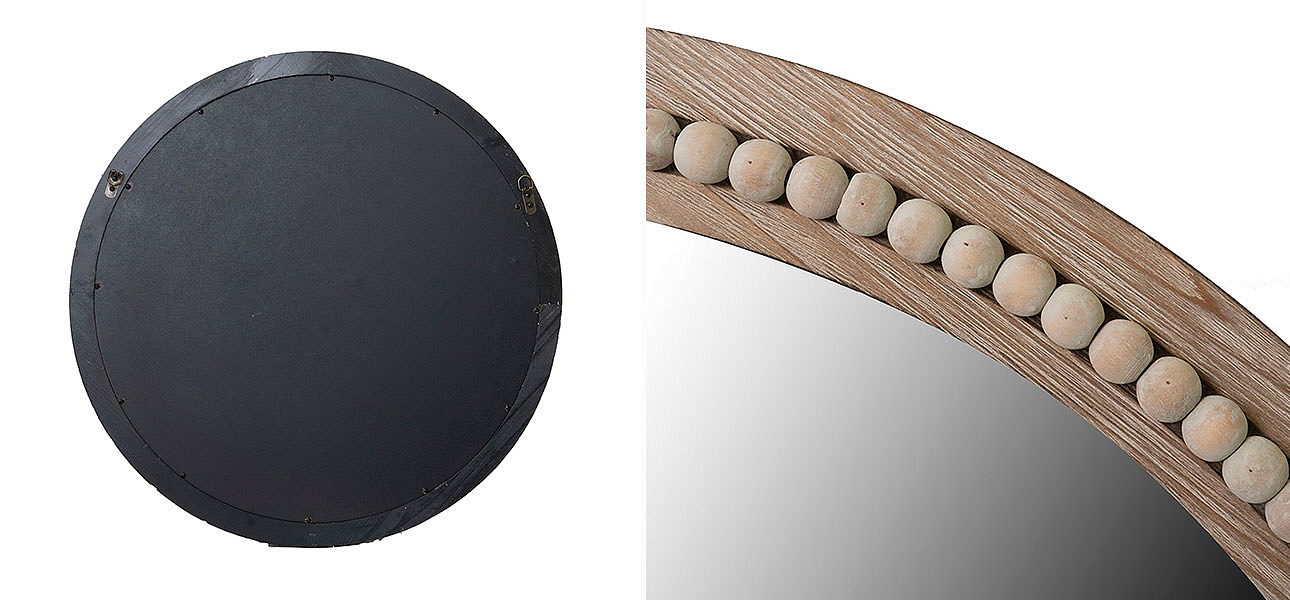 Зеркало круглое в деревянной рамке Karen - Loft-Concept в Омске