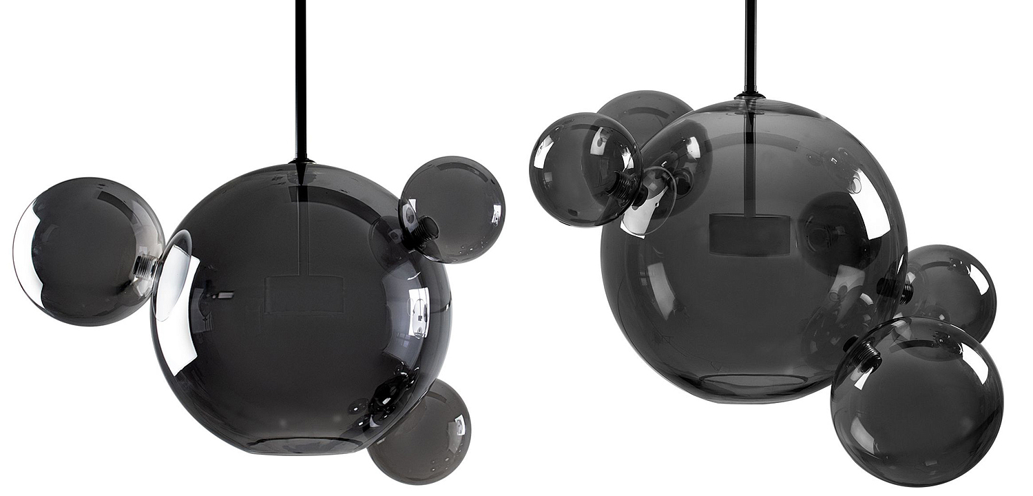 Люстра Bolle Circular Chandelier 14 BUBBLE Giopato & Coombes smoky Люстра Bolle Circular Chandelier 14 BUBBLE Giopato & Coombes smoky - Loft-Concept в Омске