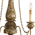 Бра состаренное с нитями из бусин Aged Silhouette варинант исполнения - 1 | Loft Concept в Омске