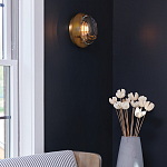 Бра округлой формы с многогранным стеклянным плафоном Hinkley варинант исполнения - 11 | Loft Concept в Омске