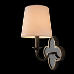 Бра с белым текстильным абажуром и фигурным основанием с зеркальной вставкой Vitorino варинант исполнения - 15 | Loft Concept в Омске